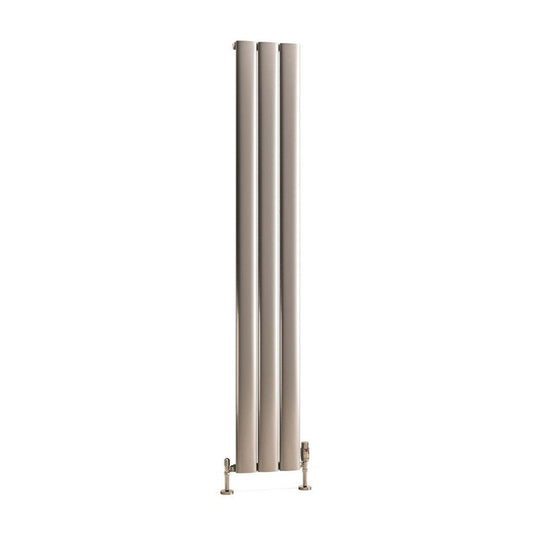 Eastbrook Malmesbury Aluminium Radiator 1800x280mm Silver Effect | 89.1772