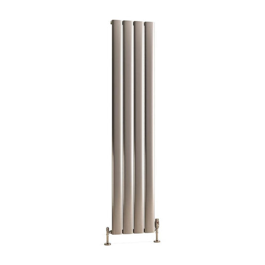 Eastbrook Malmesbury Aluminium Radiator 1800x375mm Silver Effect | 89.1773