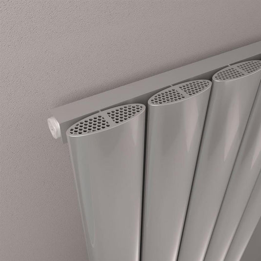 Eastbrook Malmesbury Aluminium Radiator 1800x375mm Silver Effect | 89.1773