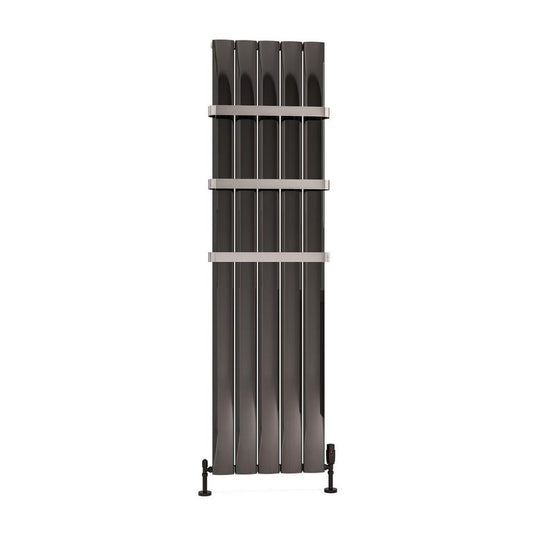 Eastbrook Malmesbury Aluminium Radiator 1800x470mm Black Effect | 89.1778
