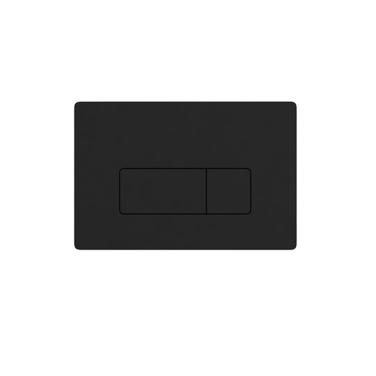 Eastbrook Square Pneumatic Push Plate Flush Plate Matt Black | 90.0012