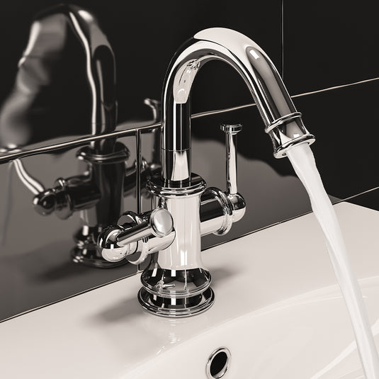 Eastbrook Newlyn Basin Mono inc Waste Chrome | 93.0007
