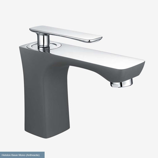 Eastbrook Helston Basin Mono inc Waste Chrome Matt Anthracite | 93.0075