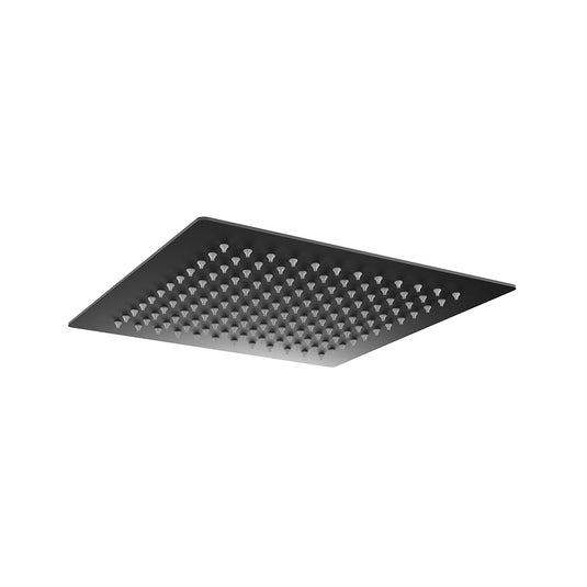 Eastbrook Square 200mm Shower Head Smooth Black | 93.0095