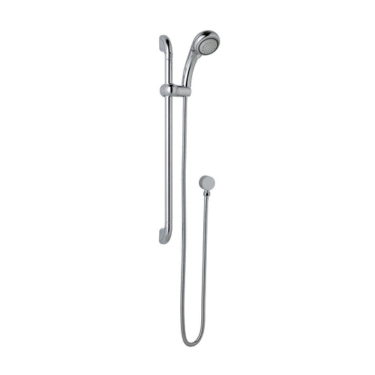 Eastbrook Curved Sliding Riser Kit 540mm Tall Multiple Function Shower Handset Hose Outlet Elbow Chrome | 97.0002