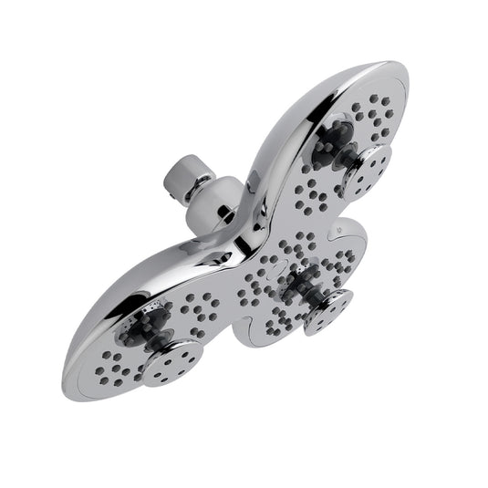 Eastbrook Type 45 10 Inch Full Spray Dot Massage Two Function Shower Head Chrome | 97.0028