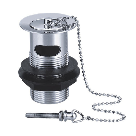 Eastbrook Basin Waste Ball Chain Solid Plug Chrome | 98.0007