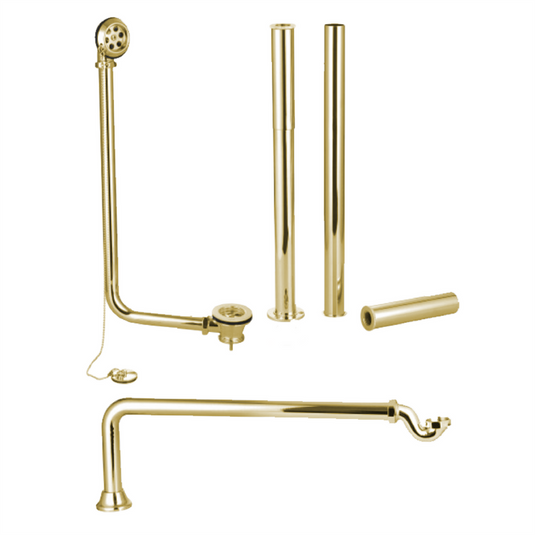 Eastbrook Roll Top Bath Waste Pack Brushed Brass | 98.0041