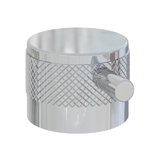 Eastbrook Meriden Half Knurling Valve Handles Round Lever Shower Valves Chrome | 98.2081
