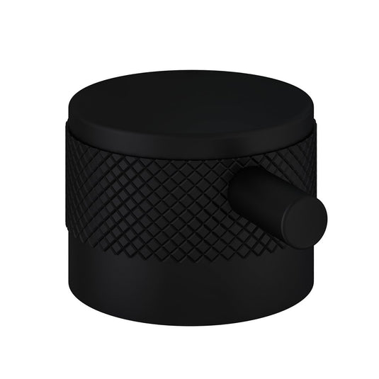Eastbrook Meriden Half Knurling Valve Handles Round Lever Shower Valves Matt Black | 98.2082