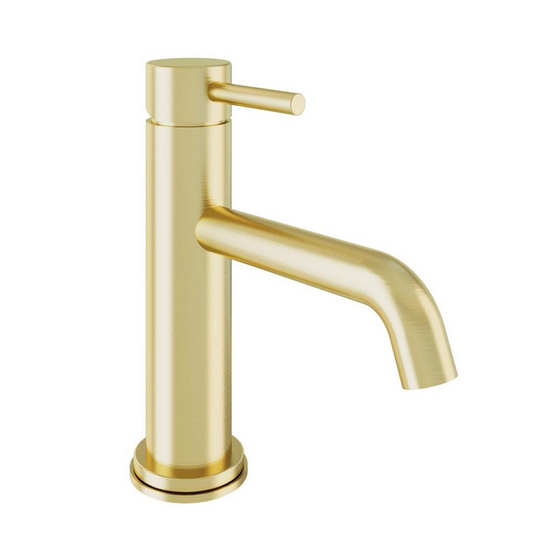 Eastbrook Meriden Mini Basin Mono Tap Including Waste Brushed Brass | 98.4010