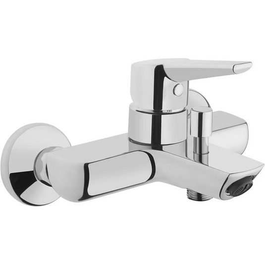 VitrA Solid S Wall Mounted Bath/Shower Mixer - Chrome - A42444EXP - Envy Bathrooms Ltd