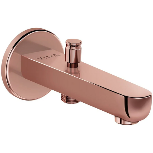 VitrA Root Round Wall Mounted Monohole Bath/Shower Mixer - Soft Copper - A4312629EXP - Envy Bathrooms Ltd