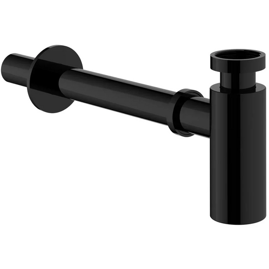 VitrA Universal Bottle Trap - Gloss Black - A4512339 - Envy Bathrooms Ltd