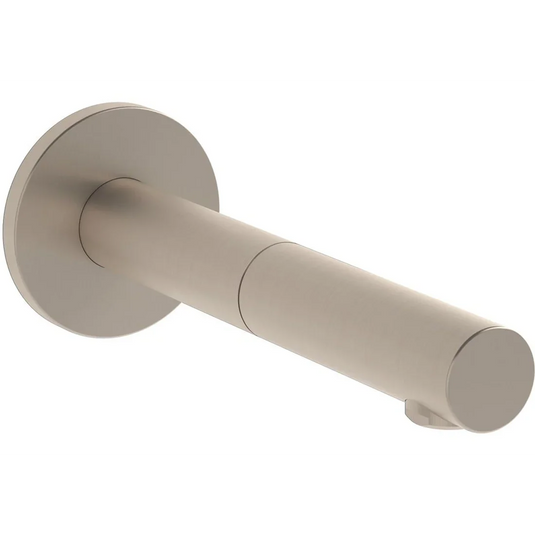 VitrA Origin Touch Free Wall Mounted Short Basin Mixer (Mains) - Brushed Nickel - A4711034 - Envy Bathrooms Ltd