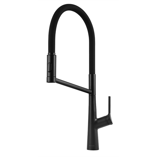 Clearwater Alasia Pro Single Lever Pull Out Kitchen Sink Mixer Tap - Matt Black - ALA30MB