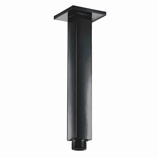 Scudo Mono Square Shower Ceiling Arm - Black - BLACK009ORBL