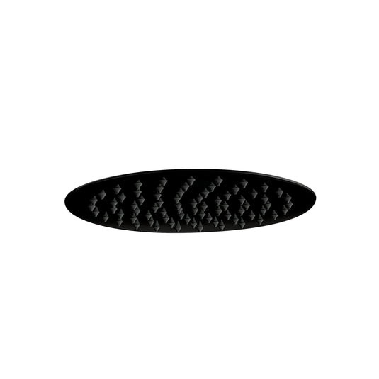 Scudo Round 200mm Shower Head - Matt Black - BLACK013ORB