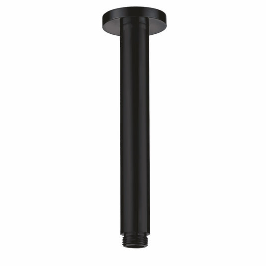 Scudo Mono Round Shower Ceiling Arm - Matt Black - BLACK015ORBL