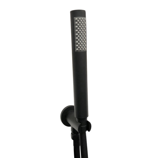 Scudo Round Handset Single Function - Matt Black  - BLACK018ORB