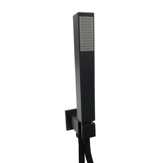 Scudo Square Handset Single Function - Matt Black  - BLACK019ORB