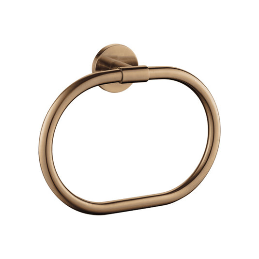 Flova Coco Towel Ring – Brushed Bronze - BRO-CO8906-6