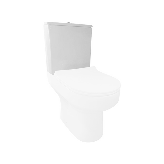 Envy Scudo Spa Close Coupled Cistern - White - CERAMIC-CISTERN-999