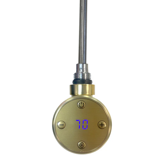 JTP 600W Electric Thermostat Heating Element - Brushed Brass