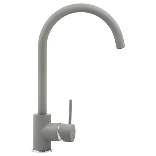 Clearwater Elara C Single Lever Monobloc Kitchen Sink Mixer Tap - Grey Croma - CW02590CPCR