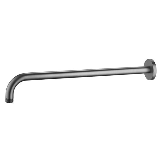 Flova Wall Mounted 400mm Shower Arm – Round Plate – Gun Metal - GM-KILVSA