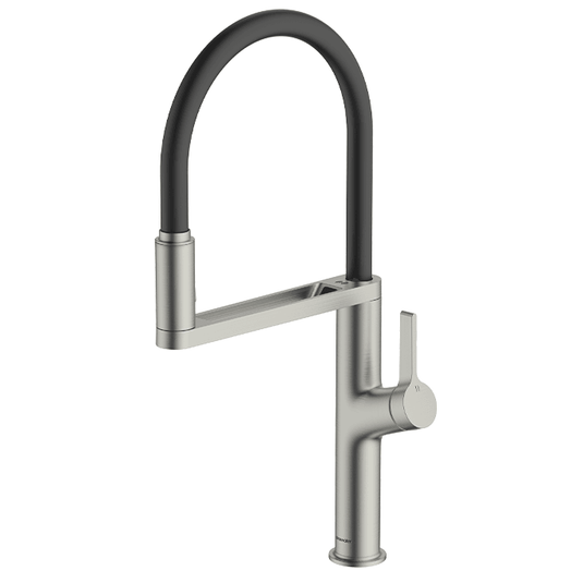 Clearwater Galex Filtered Water Pull Out Kitchen Sink Mixer Tap - Brushed Nickel - GAL20BN