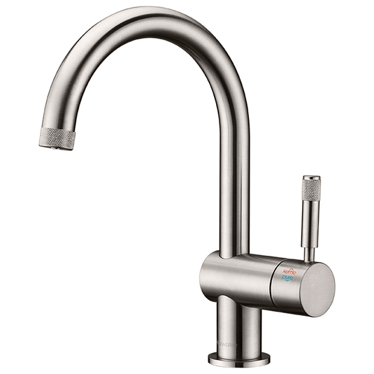 Clearwater Hotshot 2 Boiling Hot Water Kitchen Mixer Tap - Brushed Nickel - HOT2BN