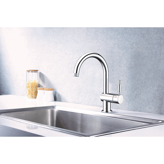 Clearwater Hotshot 2 Boiling Hot Water Kitchen Mixer Tap - Brushed Nickel - HOT2BN