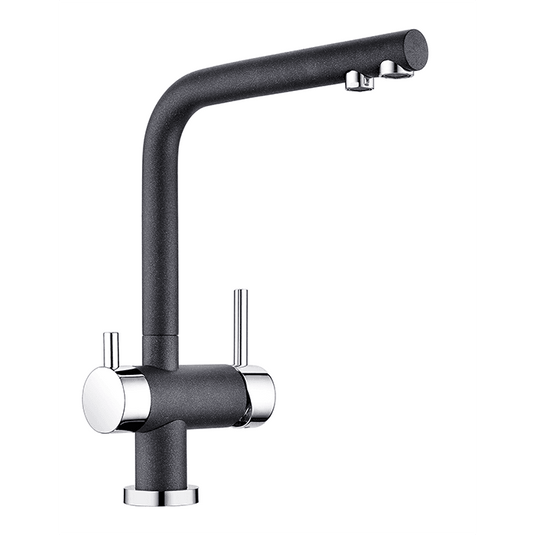 Clearwater Hydra Filtered Water Monobloc Kitchen Sink Mixer Tap - Chrome Nero - HY2NE