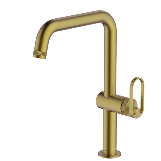 Clearwater Juno Single Lever Monobloc Kitchen Sink Mixer Tap - Brushed Brass - JUL10BB