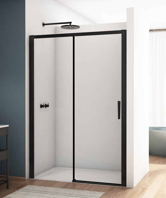 Kudos Divera 1000mm Sliding Door - Matt Black - K22S2B1000607-0001