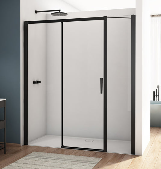 Kudos Divera 1000mm Sliding Door - Matt Black - K22S2B1000607-0001