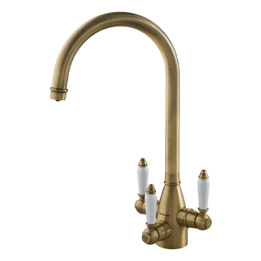 Clearwater Krypton Tri Spar C Filtered Water Kitchen Sink Mixer Tap - Brushed Bronze - KR2BZ