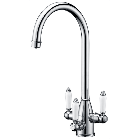 Clearwater Krypton Tri Spar C Filtered Water Kitchen Sink Mixer Tap - Chrome - KR2CP