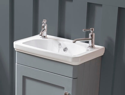 Tavistock Marston 450mm Cloakroom Basin 2TH - White - MS450CD