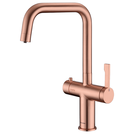 Clearwater Magus 3 3 in 1 U Spout Boiling Hot Water Kitchen Mixer Tap - Brushed Copper - MAE3KBC