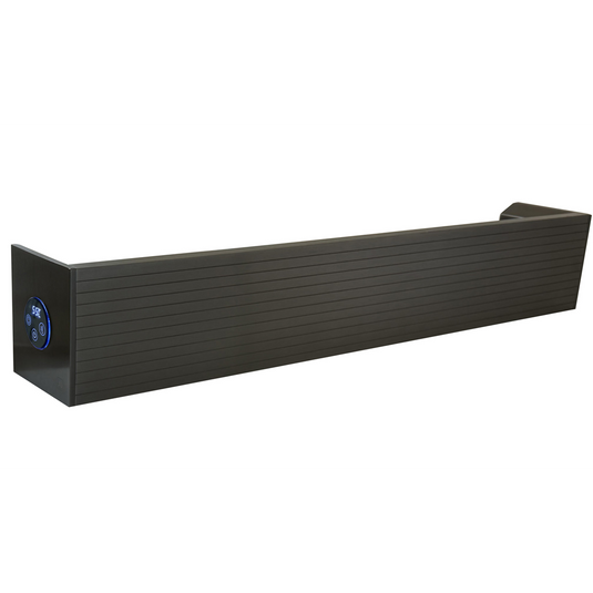 JTP NOA Electric Towel Radiator Brushed Black | NOA600EBBL