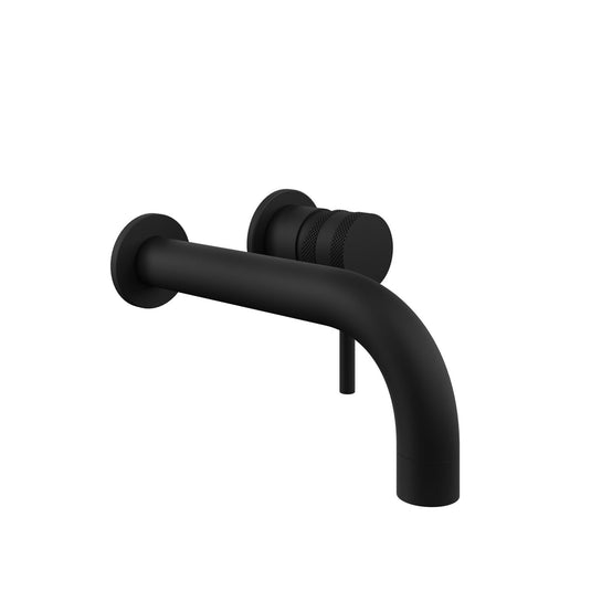 Scudo Core 200mm Cloakroom Brass Spout - Black - NU-051