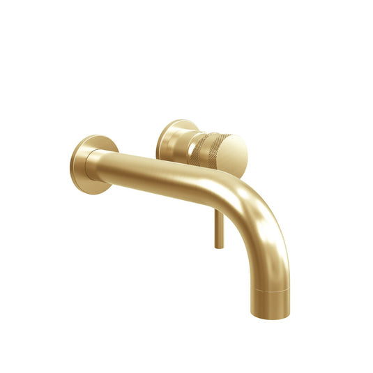 Scudo Core 200mm Cloakroom Brass Spout - Brushed Brass - NU-052