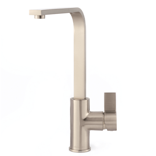 Clearwater Sheratan Single Lever Monobloc Kitchen Sink Mixer Tap - Brushed Nickel - SH2BN