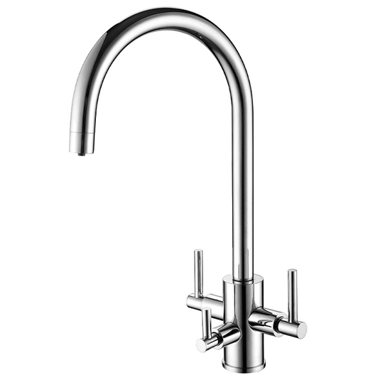 Clearwater Stella Tri Spar C Filtered Water Kitchen Sink Mixer Tap - Brushed Nickel - ST2BN