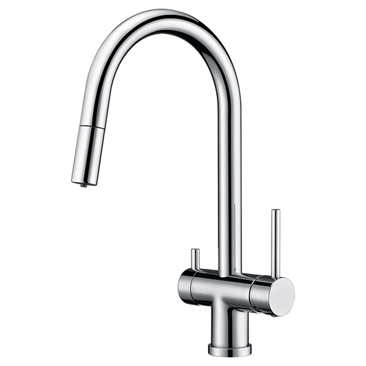 Clearwater Toledo Filtered Water Pull Out Kitchen Sink Mixer Tap - Chrome - TO2CP