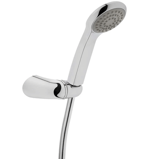 Vitra Solo C Handset with Wall Bracket - Chrome - Envy Bathrooms Ltd