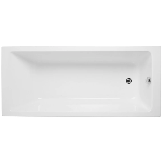 Vitra Neon Single Ended Rectangular Bath 1700mm x 700mm - 0 Tap Hole - Envy Bathrooms Ltd