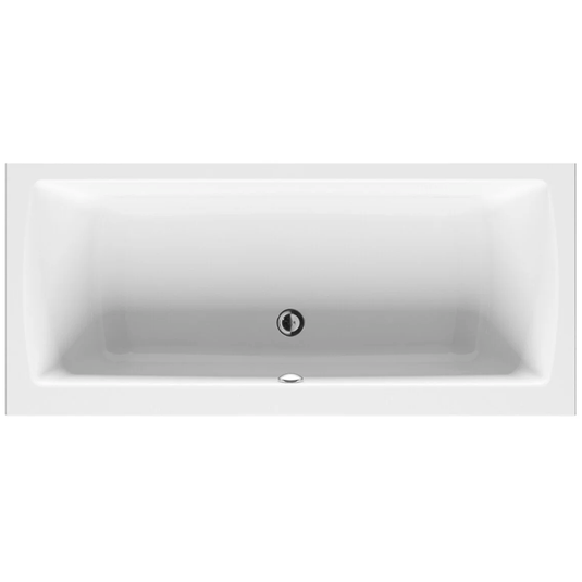 Vitra Neon Double Ended Rectangular Bath 1800mm x 800mm - 0 Tap Hole - Envy Bathrooms Ltd